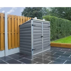 Palram - Canopia Voyager Pent Shed - Dark Grey -Garden And Outdoor Goods Store 12806862 1154833195596958