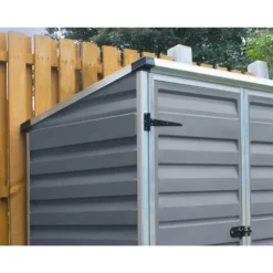 Palram - Canopia Voyager Pent Shed - Dark Grey -Garden And Outdoor Goods Store 12806862 2064833195903339