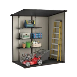 Keter Manor 6 X 4ft Outdoor Garden Pent Storage Shed - Beige/Brown -Garden And Outdoor Goods Store 12808002 1285036177117919