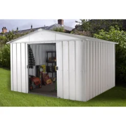 Yardmaster 10x10ft Apex Roof Metal Shed -Garden And Outdoor Goods Store 12809571 3334832955037296