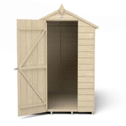 Forest 6 X 4ft Overlap Pressure Treated Apex Shed - Incl. Installation -Garden And Outdoor Goods Store 12814913 6904832986757169