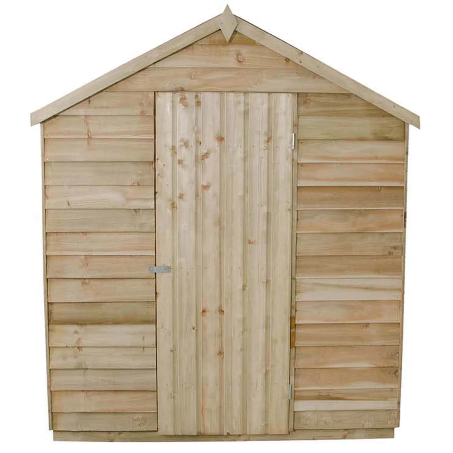 8x6ft Forest Wooden Overlap Pressure Treated Apex Shed -incl. Installation 5 8x6ft Forest Wooden Overlap Pressure Treated Apex Shed -incl. Installation - Image 5