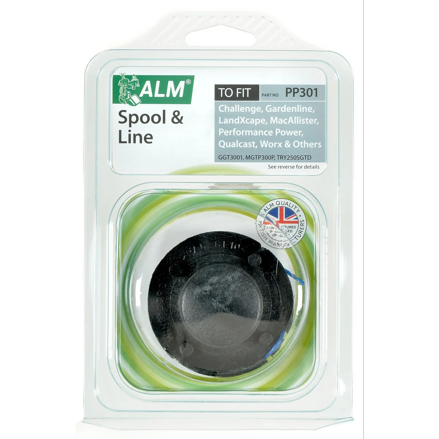 ALM Grass Trimmer Spool & Line Qualcast GT2518 & Powerbase 1 ALM Grass Trimmer Spool & Line Qualcast GT2518 & Powerbase