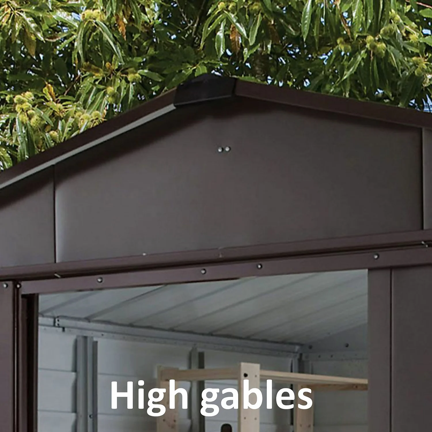 Yardmaster 10x8ft Woodgrain Shed & Floor Frame 6 Yardmaster 10x8ft Woodgrain Shed & Floor Frame - Image 6