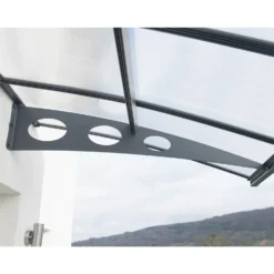 Palram - Canopia Canopy Herald 2230 Grey Clear -Garden And Outdoor Goods Store 12821842 1704833173851302