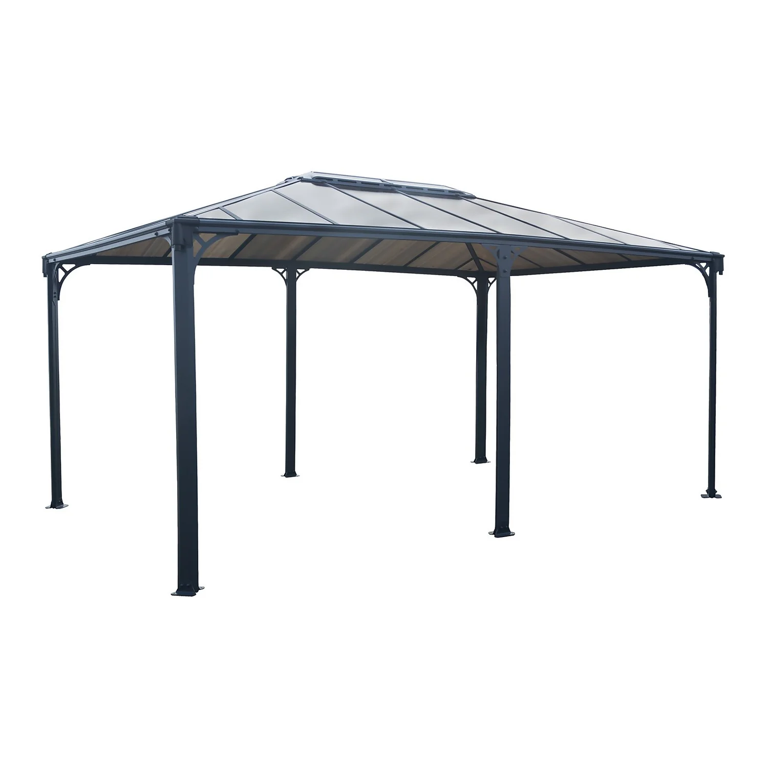 Palram - Canopia Martinique 5000 Garden Gazebo Grey Bronze 2 Palram - Canopia Martinique 5000 Garden Gazebo Grey Bronze - Image 2