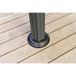 Palram - Canopia Roma Hexagonal Garden Gazebo Grey -Garden And Outdoor Goods Store 12821930 2774833175028106