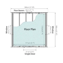 Mercia 6x6ft Dutch Style Playhouse - Installation Included -Garden And Outdoor Goods Store 12822460 4675018266914630
