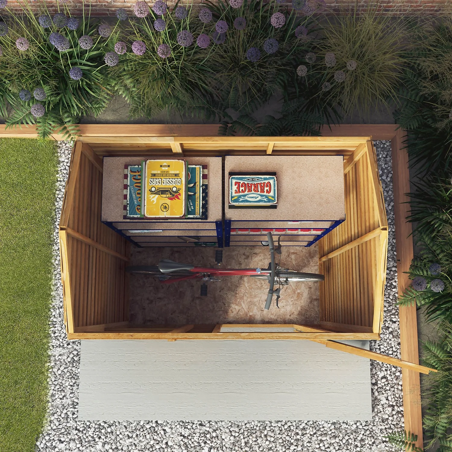 Mercia 6 X 4ft Overlap Reverse Apex Shed - Installation Included 8 Mercia 6 X 4ft Overlap Reverse Apex Shed - Installation Included - Image 8