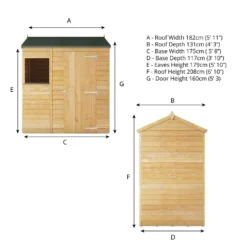 Mercia 6 X 4ft Overlap Reverse Apex Shed - Installation Included 18 Mercia 6 X 4ft Overlap Reverse Apex Shed - Installation Included -Garden And Outdoor Goods Store 12822599 5704980392093076