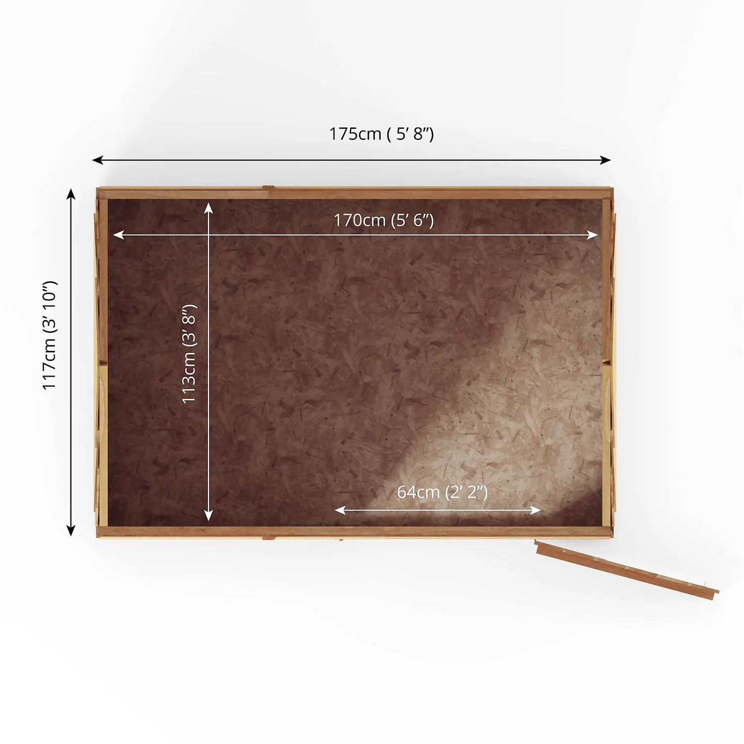 Mercia 6 X 4ft Overlap Reverse Apex Shed - Installation Included 10 Mercia 6 X 4ft Overlap Reverse Apex Shed - Installation Included - Image 10