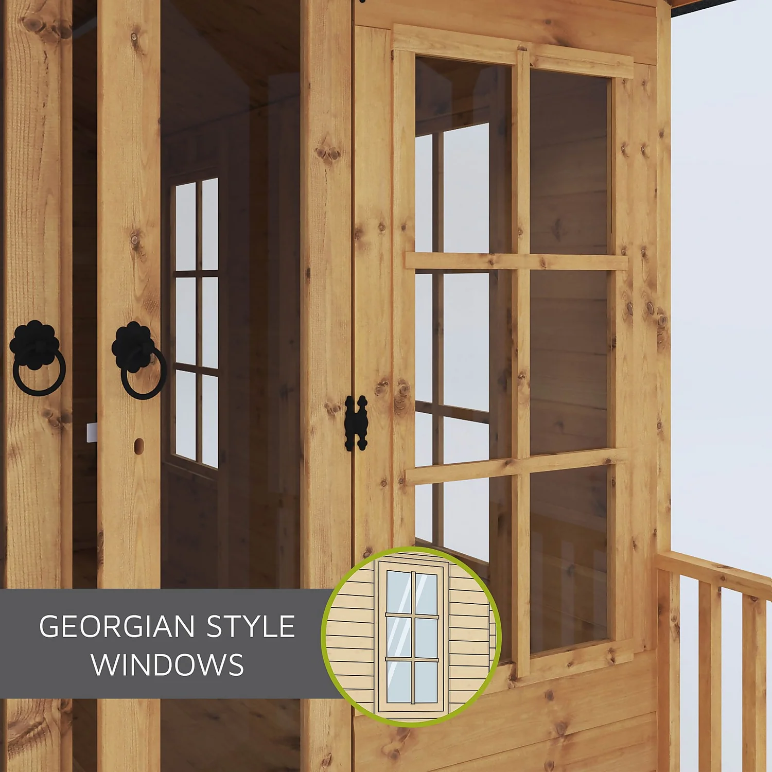 Mercia 12 X 8ft Traditional Summerhouse - Installation Included 7 Mercia 12 X 8ft Traditional Summerhouse - Installation Included - Image 7