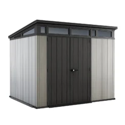 Keter Artisan 9 X 7ft Outdoor Garden Storage Pent Shed - Grey
