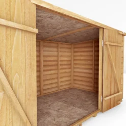 Mercia 6 X 4ft Overlap Pent Bike Shed - Incl. Installation -Garden And Outdoor Goods Store 12825547 3514989186722643