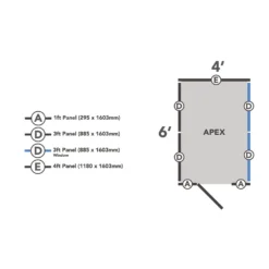 Forest 6 X 4ft Overlap Pressure Treated Apex Shed- 4 Window -Garden And Outdoor Goods Store 12833289 1884833201700323