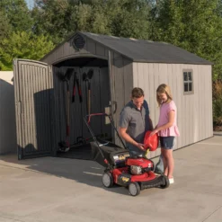 Lifetime 8x12.5 Ft Rough Cut Outdoor Storage Shed -Garden And Outdoor Goods Store 12836583 1254833208767663