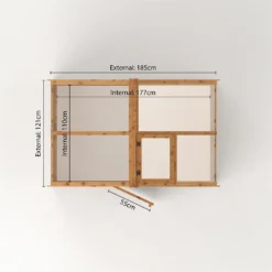 Country Living Kelham 4 X 6ft Traditional Greenhouse Painted + Installation - Thorpe Towers -Garden And Outdoor Goods Store 12881656 1354843881569415