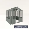 Country Living Kelham 6 X 6ft Traditional Greenhouse Painted + Installation - Thorpe Towers