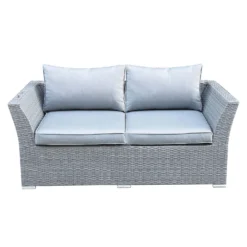 Bambrick 6 Seater Grey Rattan Garden Sofa Set 14 Bambrick 6 Seater Grey Rattan Garden Sofa Set -Garden And Outdoor Goods Store 12882317 4844931176823601