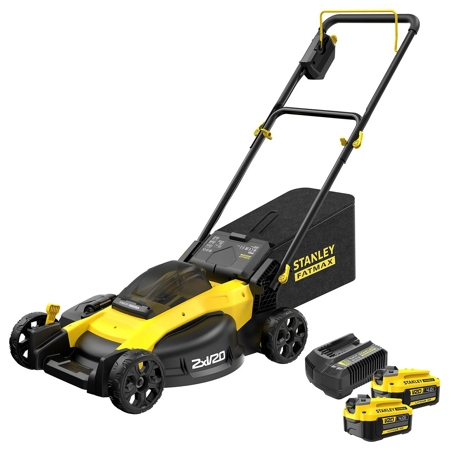 Stanley Fatmax 18V Cordless Lawn Mower - 51cm 1 Stanley Fatmax 18V Cordless Lawn Mower - 51cm