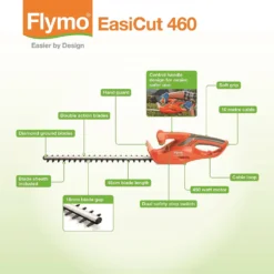 Flymo Easicut 460 Electric Hedge Trimmer - 45cm -Garden And Outdoor Goods Store 12885913 5754843593157071