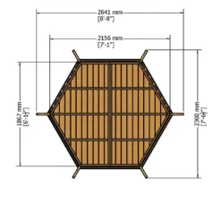 Shire Arbour - 7x6ft -Garden And Outdoor Goods Store 12887180 1414849861546503