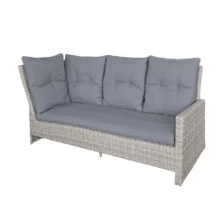 Mortimer Grey Rattan Garden Corner Sofa Set -Garden And Outdoor Goods Store 12887790 3255047776533844