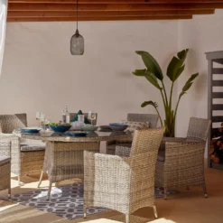 Florence 6 Seater Garden Dining Set -Garden And Outdoor Goods Store 12887800 3494929366860307