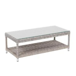 Florence 4 Seater Grey Rattan Garden Sofa Set -Garden And Outdoor Goods Store 12887803 8654843689625254