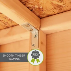 Mercia 5'9ft X 5'8ft Pent Style Wooden Playhouse - Installation Included -Garden And Outdoor Goods Store 12888290 1115019819029430