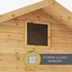 Mercia 5'9ft X 5'8ft Pent Style Wooden Playhouse - Installation Included -Garden And Outdoor Goods Store 12888290 1555019819066606