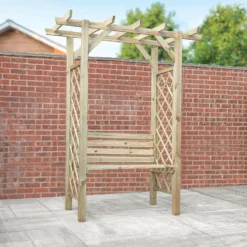 Mercia Pergola Seated Arbour 8 Mercia Pergola Seated Arbour -Garden And Outdoor Goods Store 12888303 1074884721422783