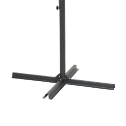 3m Overhanging Parasol - Dark Grey -Garden And Outdoor Goods Store 12888567 9854966185508317