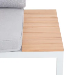 Spirit Metal Garden Corner Sofa Set - Grey -Garden And Outdoor Goods Store 12889918 2024846181086020