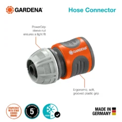 GARDENA Hose Connector 13 Mm (1/2") 15 Mm (5/8") -Garden And Outdoor Goods Store 13043386 1094907553956595