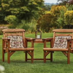 Anchor Fast FSC Weydale Rustic Alcove Garden Seat -Garden And Outdoor Goods Store 13452072 9954929385042617