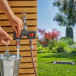 GARDENA Twin-Tap Hose Pipe Connector 8 GARDENA Twin-Tap Hose Pipe Connector -Garden And Outdoor Goods Store 13489627 9874920780869931