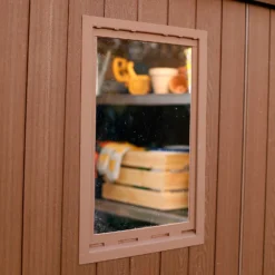 Keter Darwin Outdoor Apex Garden Storage Shed 6ft X 6ft - Brown -Garden And Outdoor Goods Store 13492315 1185036180577576