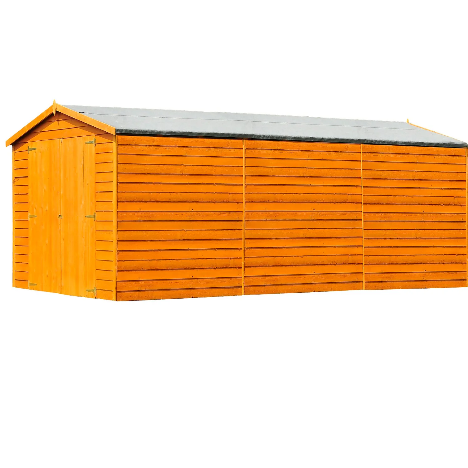 Shire 10 X 15ft Double Door Overlap Garden Shed With No Windows 1 Shire 10 X 15ft Double Door Overlap Garden Shed With No Windows