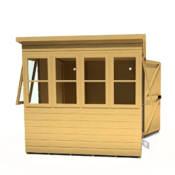 Shire 6 X 6ft Sun Pent Shed - Including Installation -Garden And Outdoor Goods Store 13505280 7164931994534390