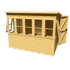 Shire 8 X 6ft Sun Pent Shed -Garden And Outdoor Goods Store 13505284 1904931993298912
