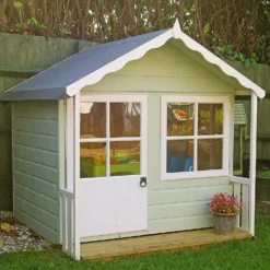 Shire 5 X 4ft Kitty Kids Wooden Playhouse -Garden And Outdoor Goods Store 13505336 1224931200273950