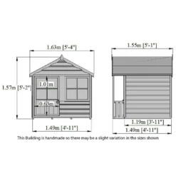 Shire 5 X 4ft Kitty Kids Wooden Playhouse -Garden And Outdoor Goods Store 13505336 1634931200081869