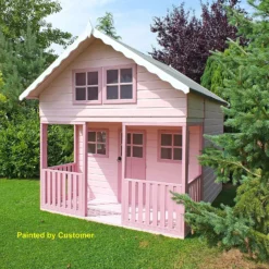 Shire 8 X 10ft Lodge Kids Wooden Playhouse -Garden And Outdoor Goods Store 13505347 3354931995347564