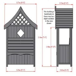 Shire 4x2ft Arum Garden Arbour -Garden And Outdoor Goods Store 13505351 1634932698171973