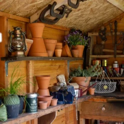 Forest Garden Shiplap Tongue & Groove Dip Treated 8x6 Wooden Potting Shed -Garden And Outdoor Goods Store 13523732 7574937074484298