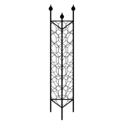 Agriframes Tricorn Decorative Garden Obelisk - Black