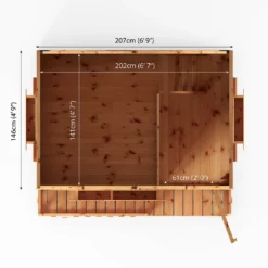 Country Living 7ft X 5ft Premium Sandon Double Storey Playhouse With Veranda Painted + Installation - Aurora Green -Garden And Outdoor Goods Store 13554912 1674949332215927