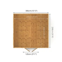 Mercia 10ft X 10ft Premium Shiplap Modular Workshop Shed -Garden And Outdoor Goods Store 13555749 8364937168052228