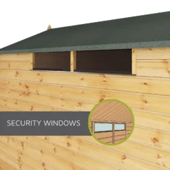 Mercia 8ft X 6ft Premium Shiplap Security Apex Shed -Garden And Outdoor Goods Store 13555783 1515033256495759